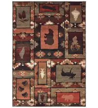 Oriental Weavers WOODLANDS Power-Loomed Polypropylene WOODL-9601D